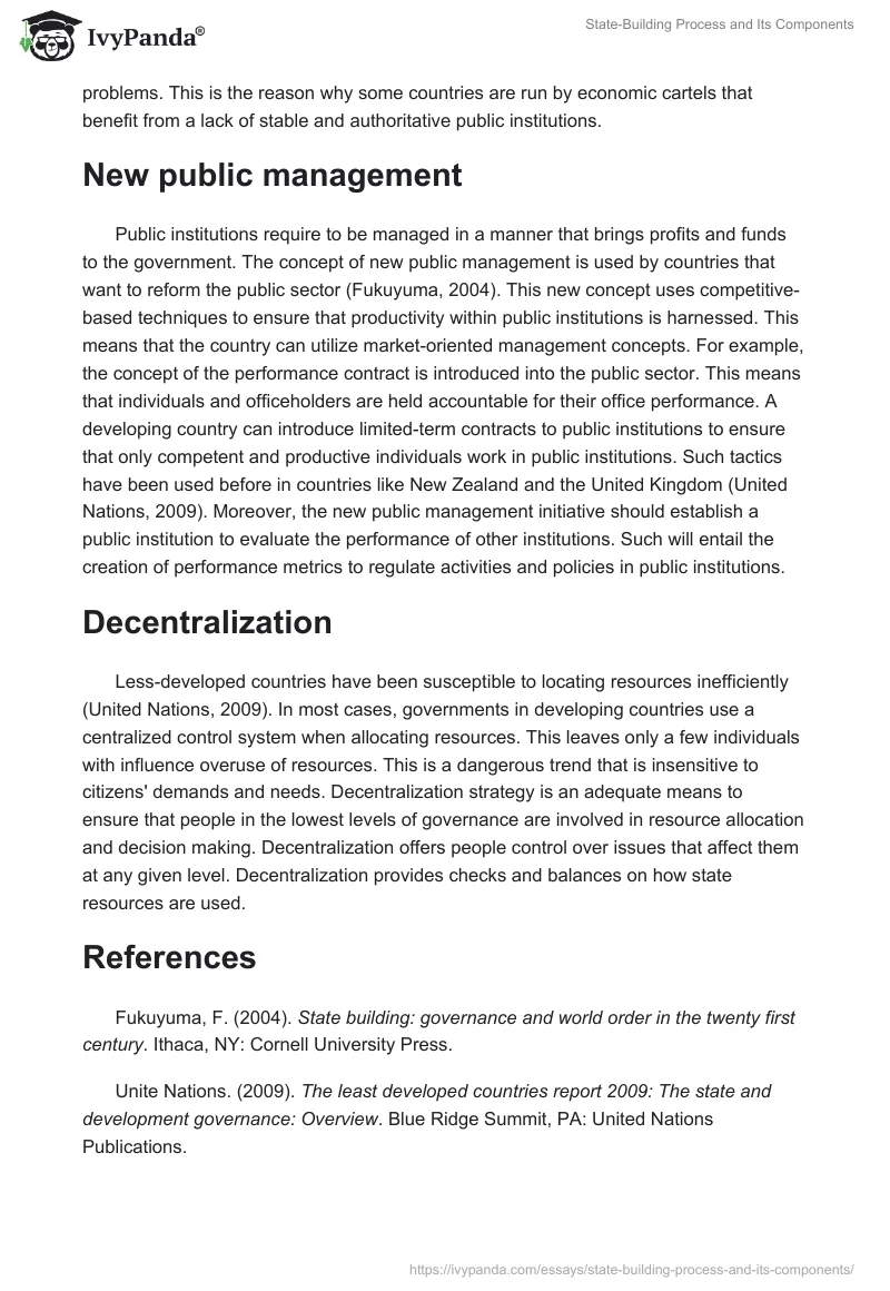 State-Building Process and Its Components. Page 2