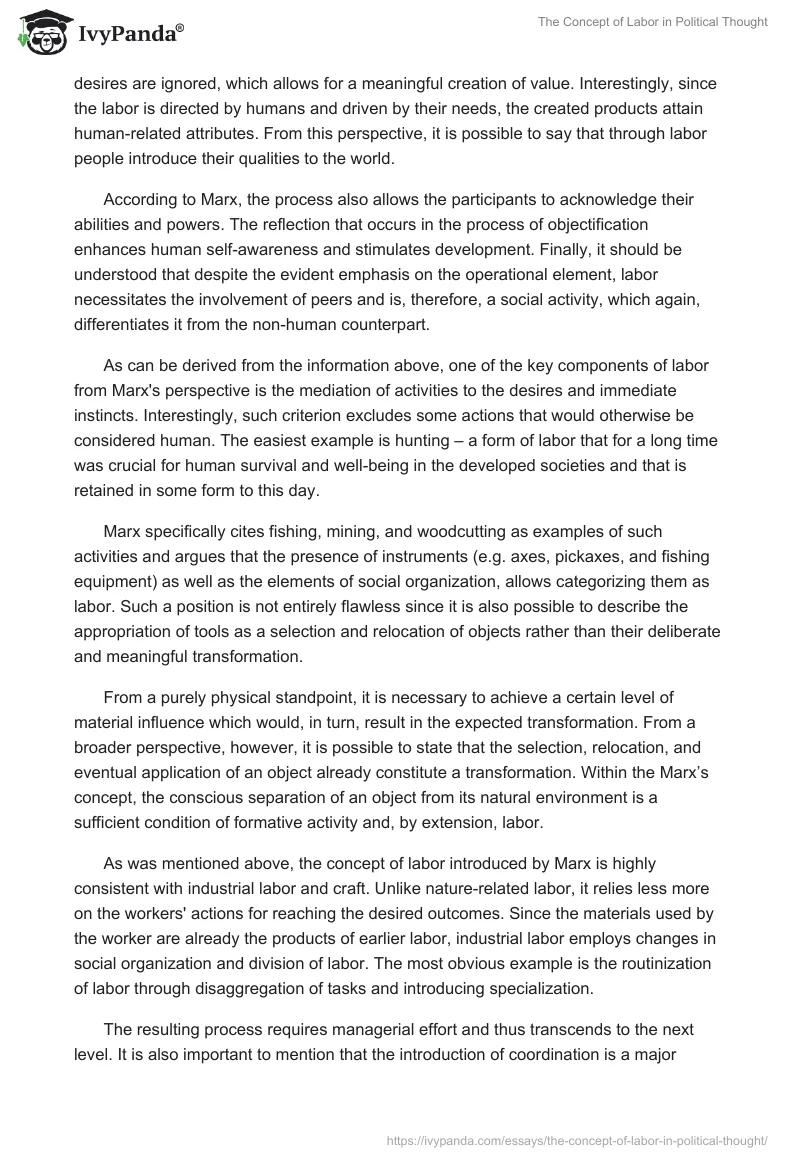 The Concept of Labor in Political Thought. Page 2