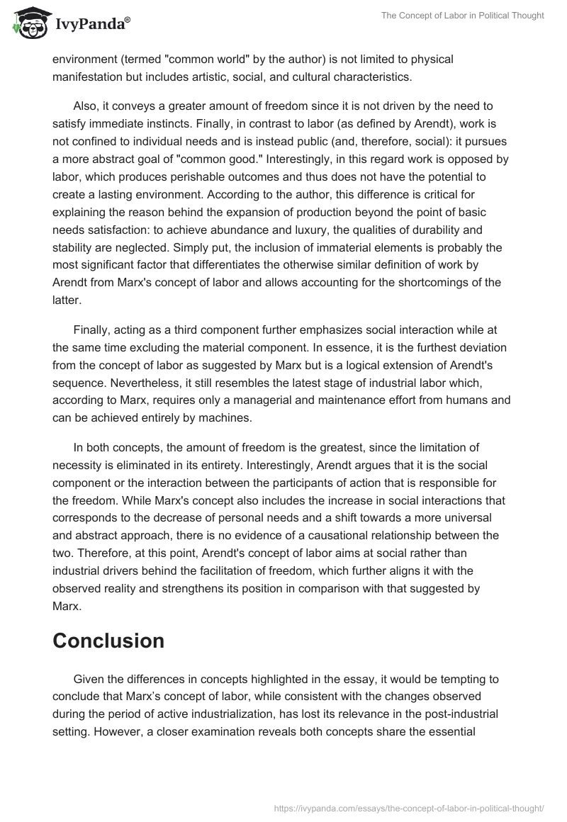 The Concept of Labor in Political Thought. Page 5
