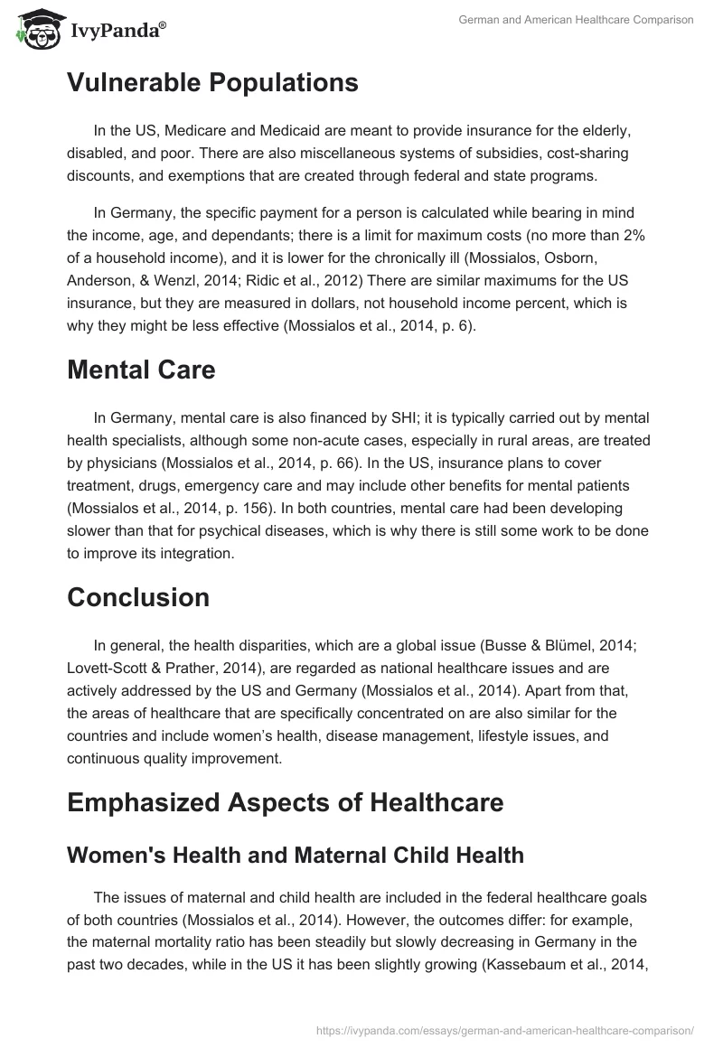 German and American Healthcare Comparison. Page 3