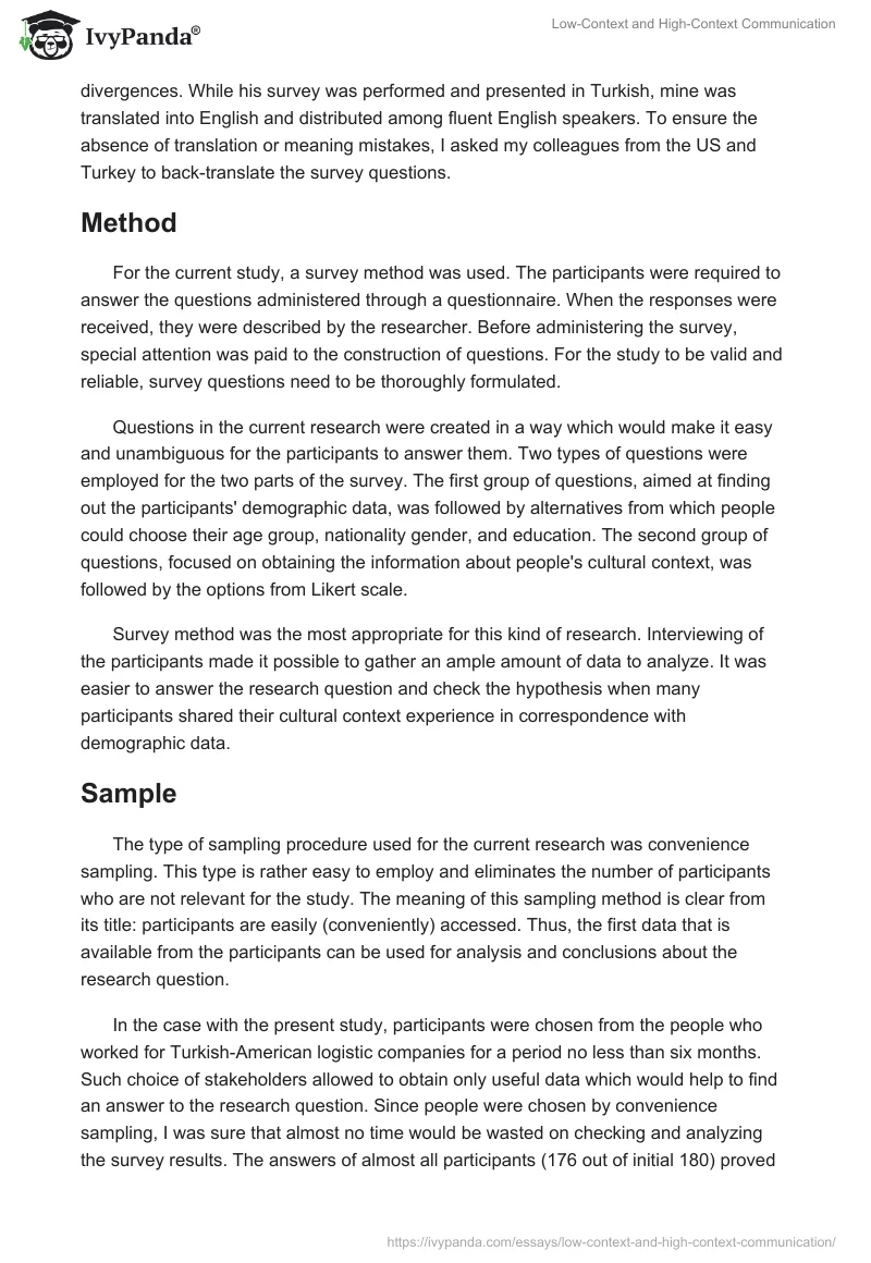 Low-Context and High-Context Communication. Page 2