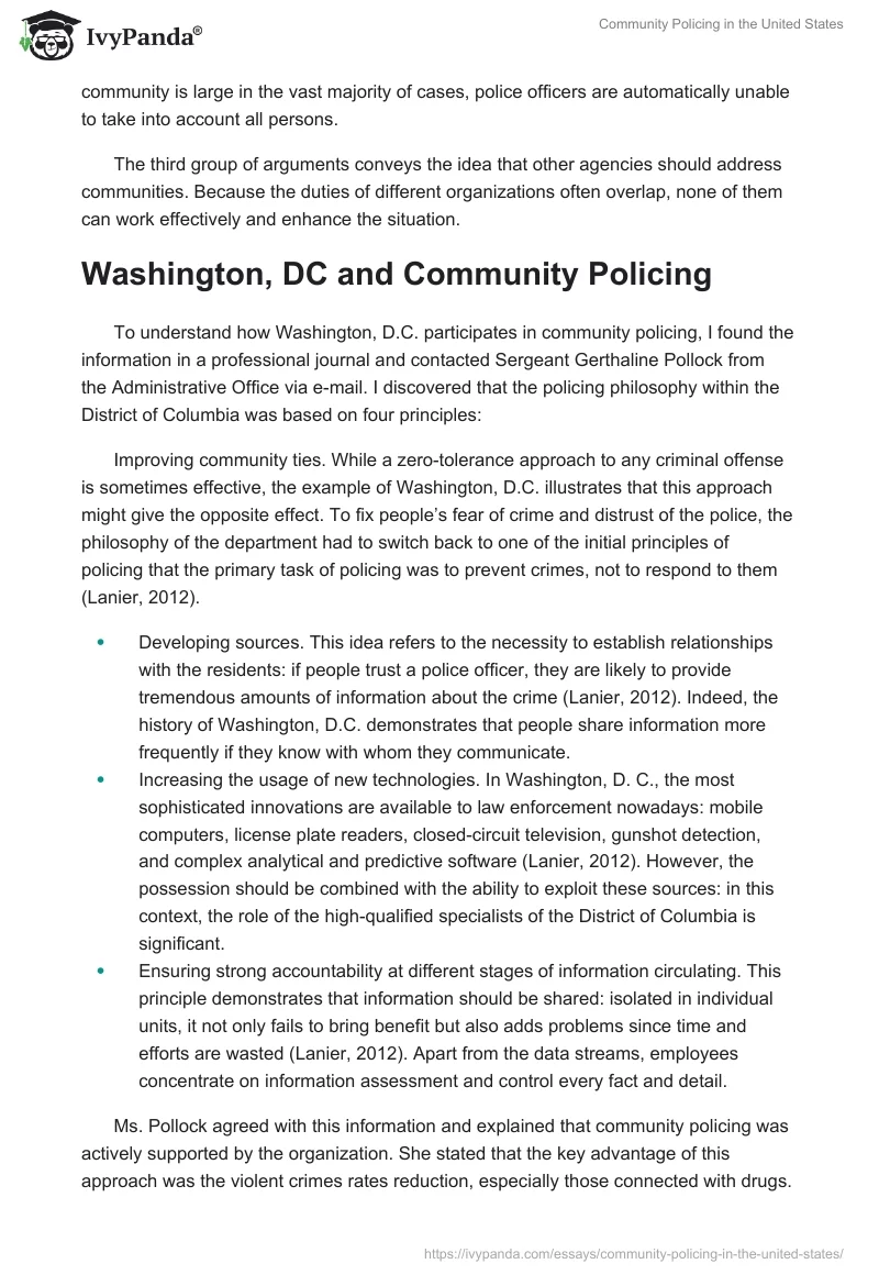 Community Policing in the United States. Page 3
