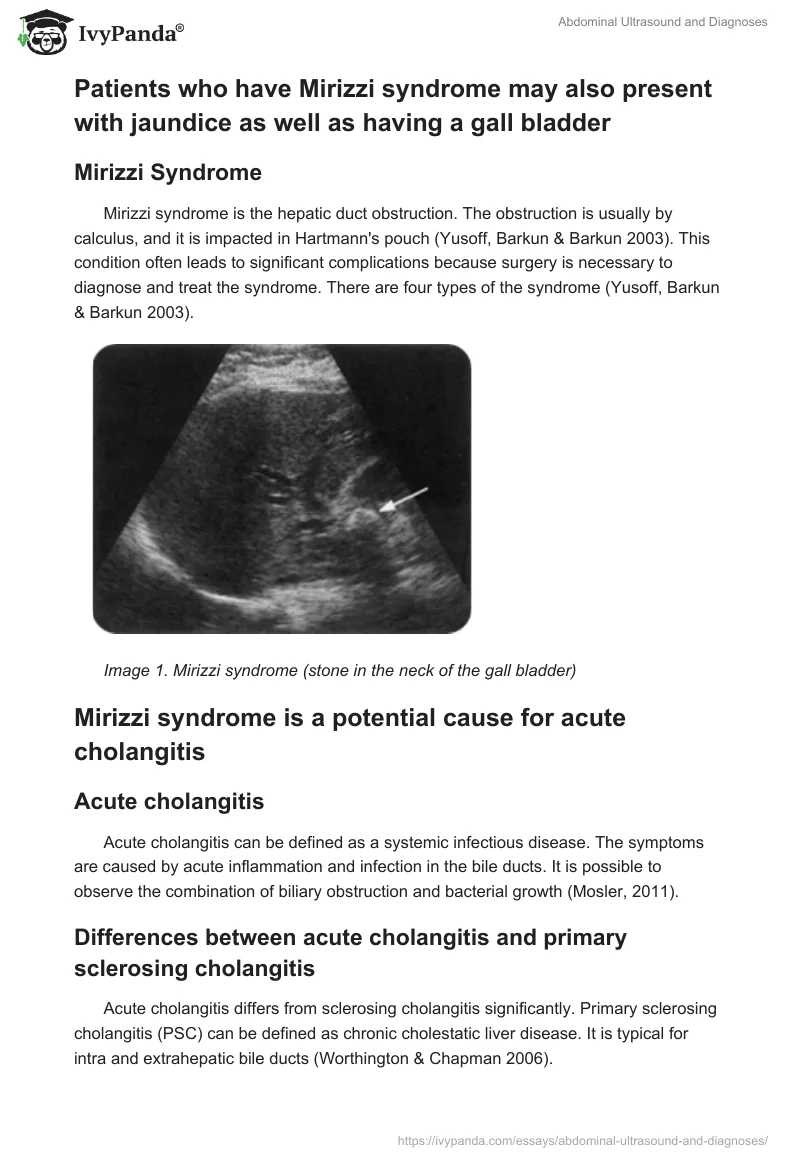 Abdominal Ultrasound and Diagnoses. Page 4