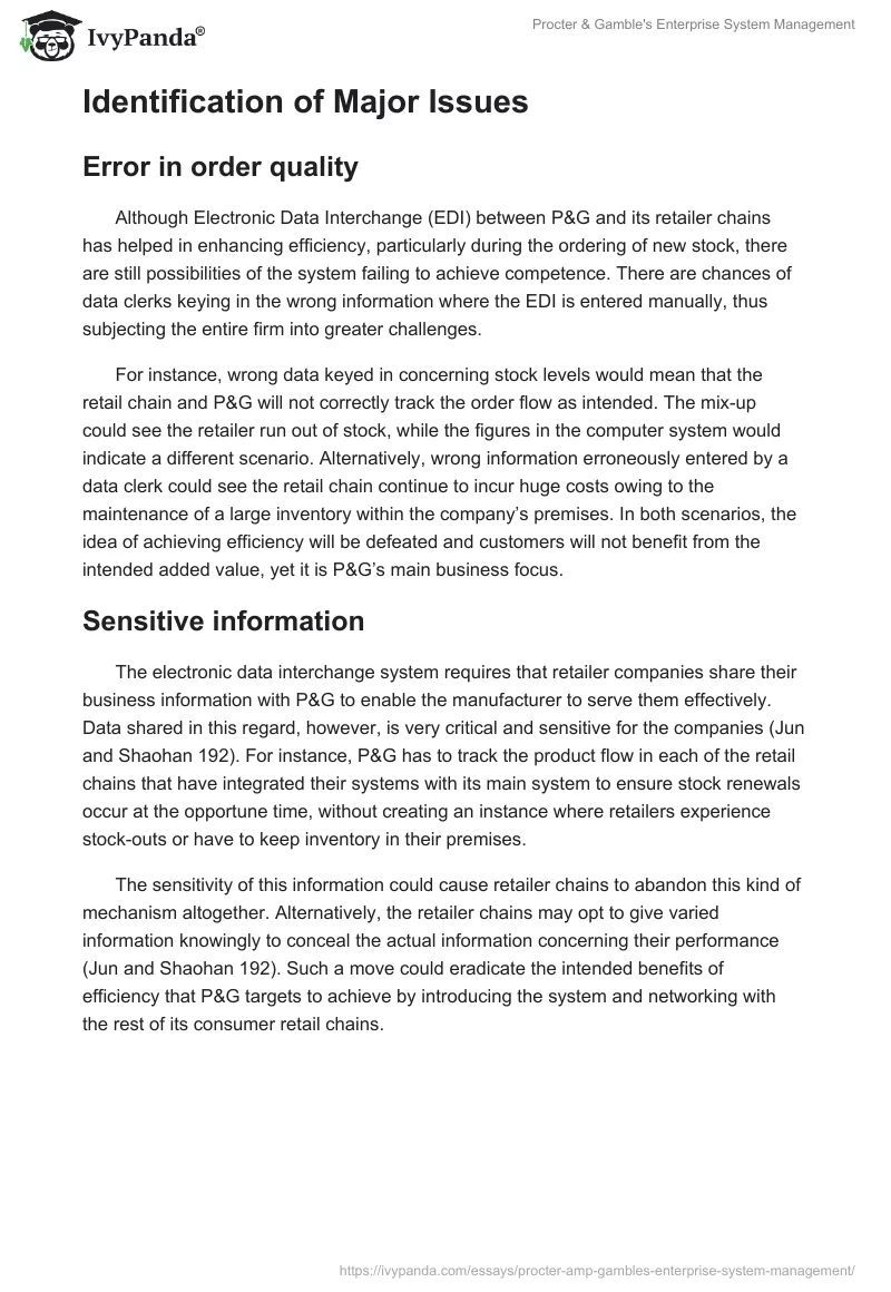 Procter & Gamble's Enterprise System Management. Page 2