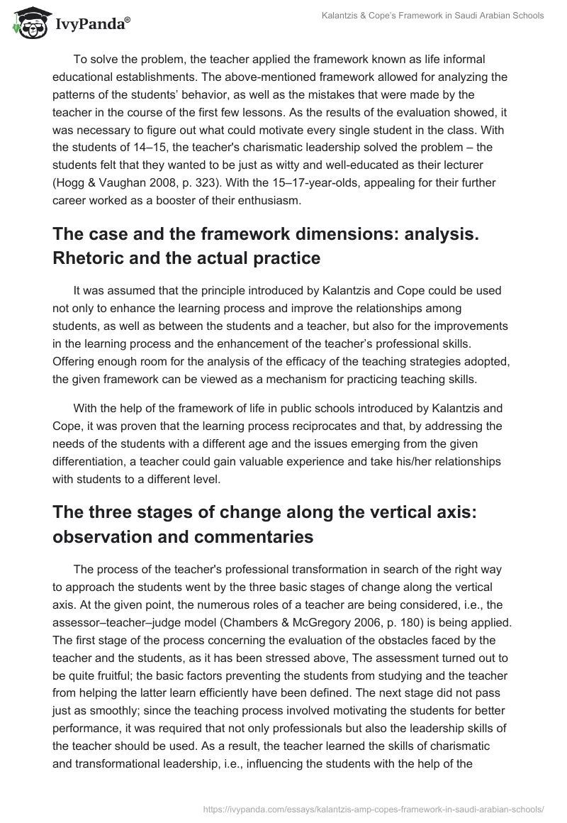 Kalantzis & Cope’s Framework in Saudi Arabian Schools. Page 5