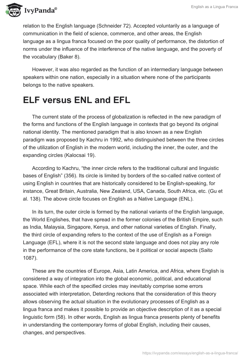 English as a Lingua Franca. Page 2