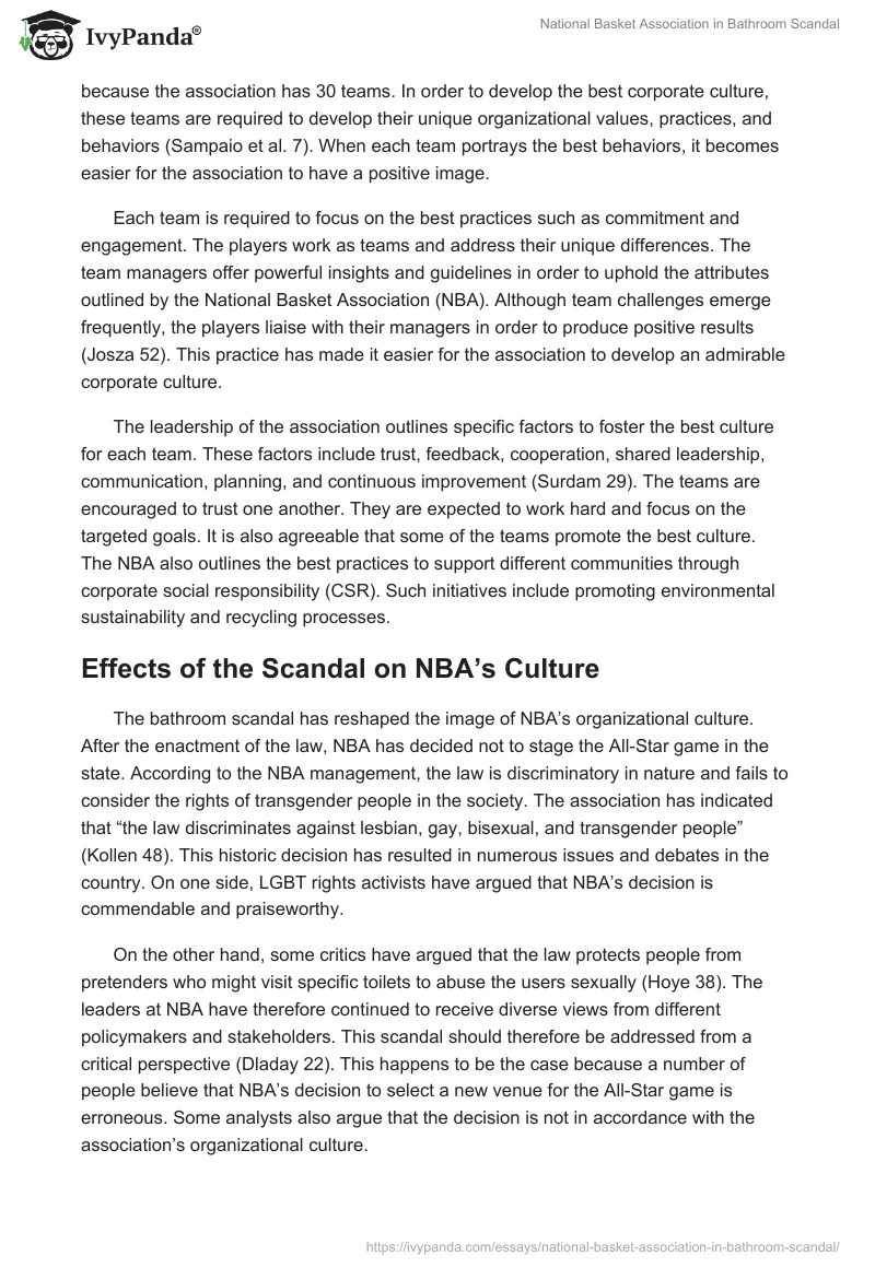 National Basket Association in Bathroom Scandal. Page 2