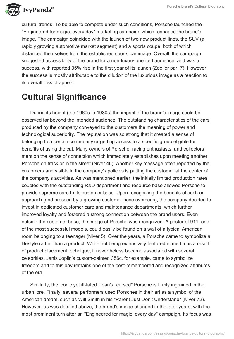 Porsche Brand's Cultural Biography. Page 5