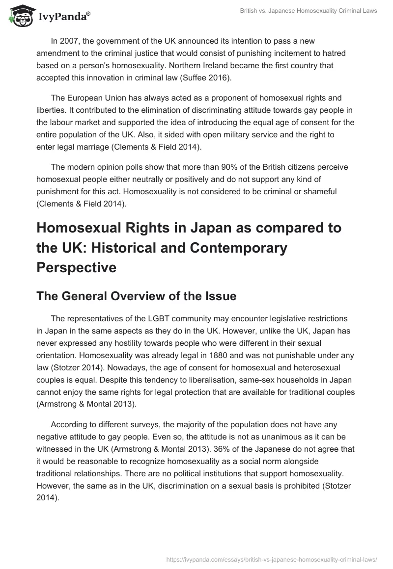 British vs. Japanese Homosexuality Criminal Laws. Page 5
