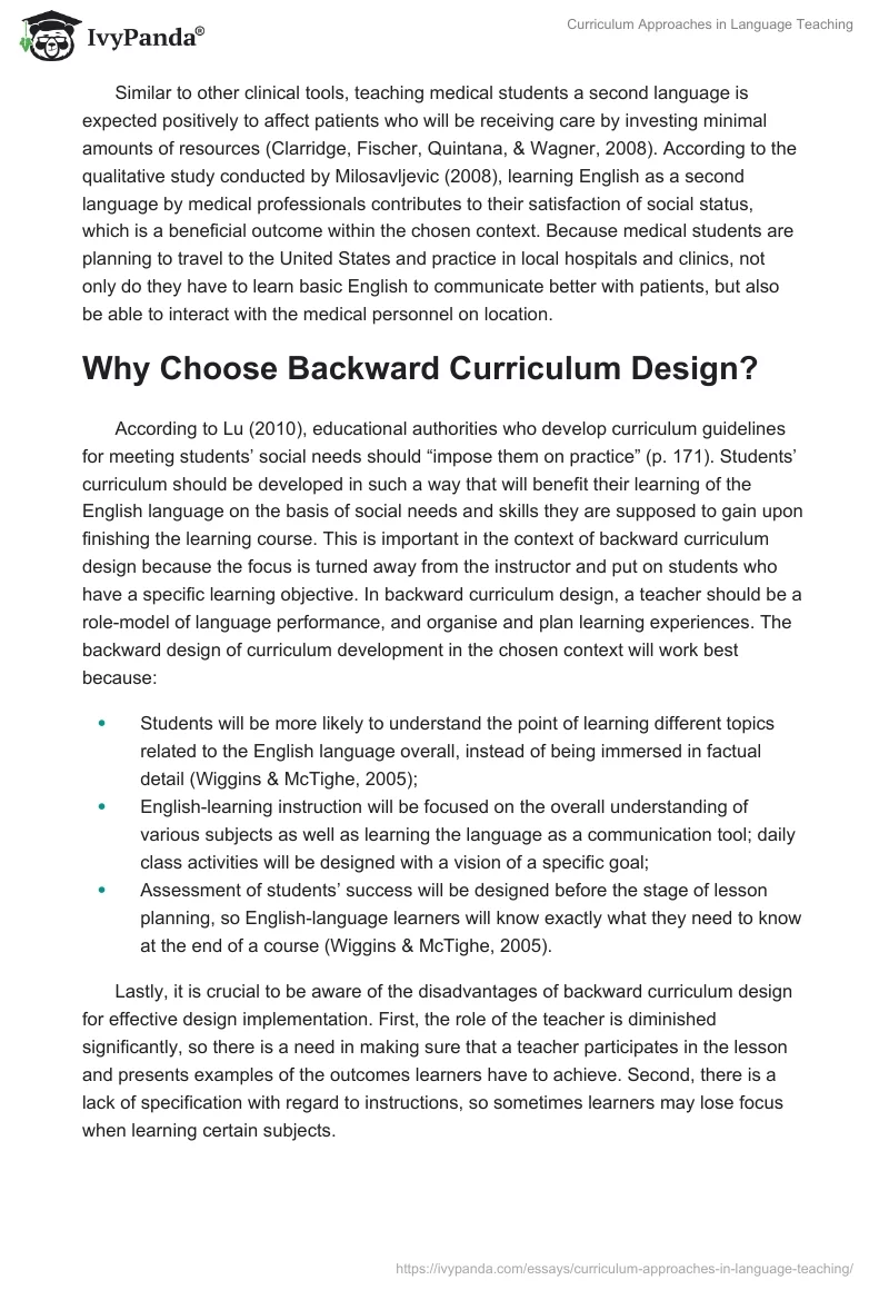 Curriculum Approaches in Language Teaching. Page 4