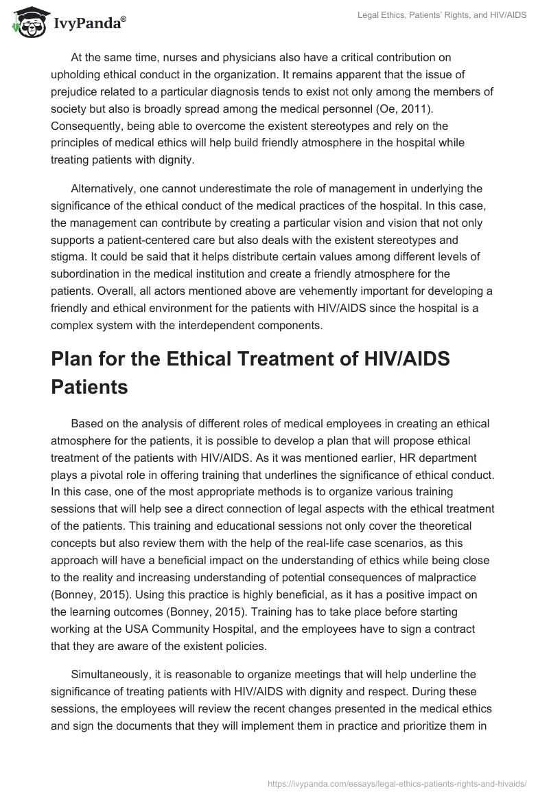 Legal Ethics, Patients’ Rights, and HIV/AIDS. Page 3