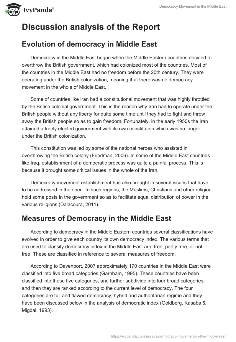 Democracy Movement in the Middle East. Page 3