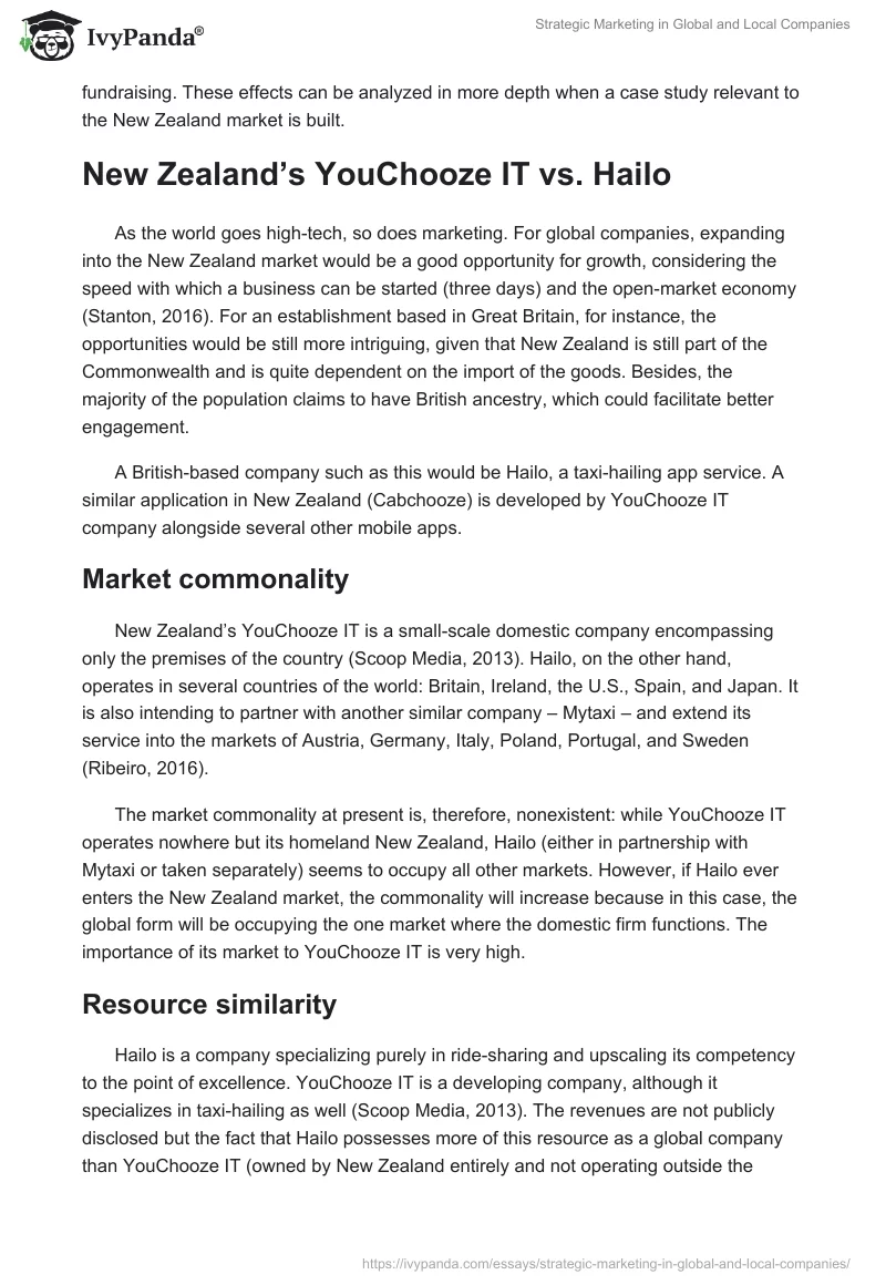 Strategic Marketing in Global and Local Companies. Page 3