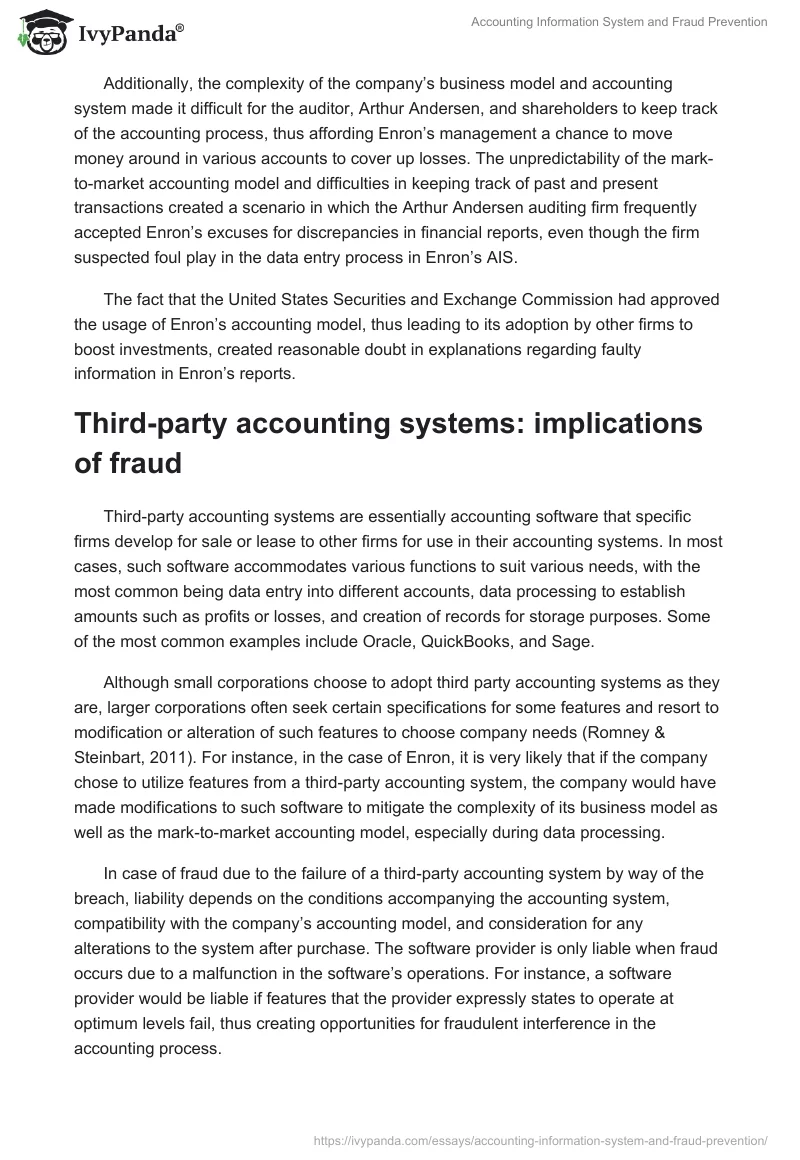 Accounting Information System and Fraud Prevention. Page 4