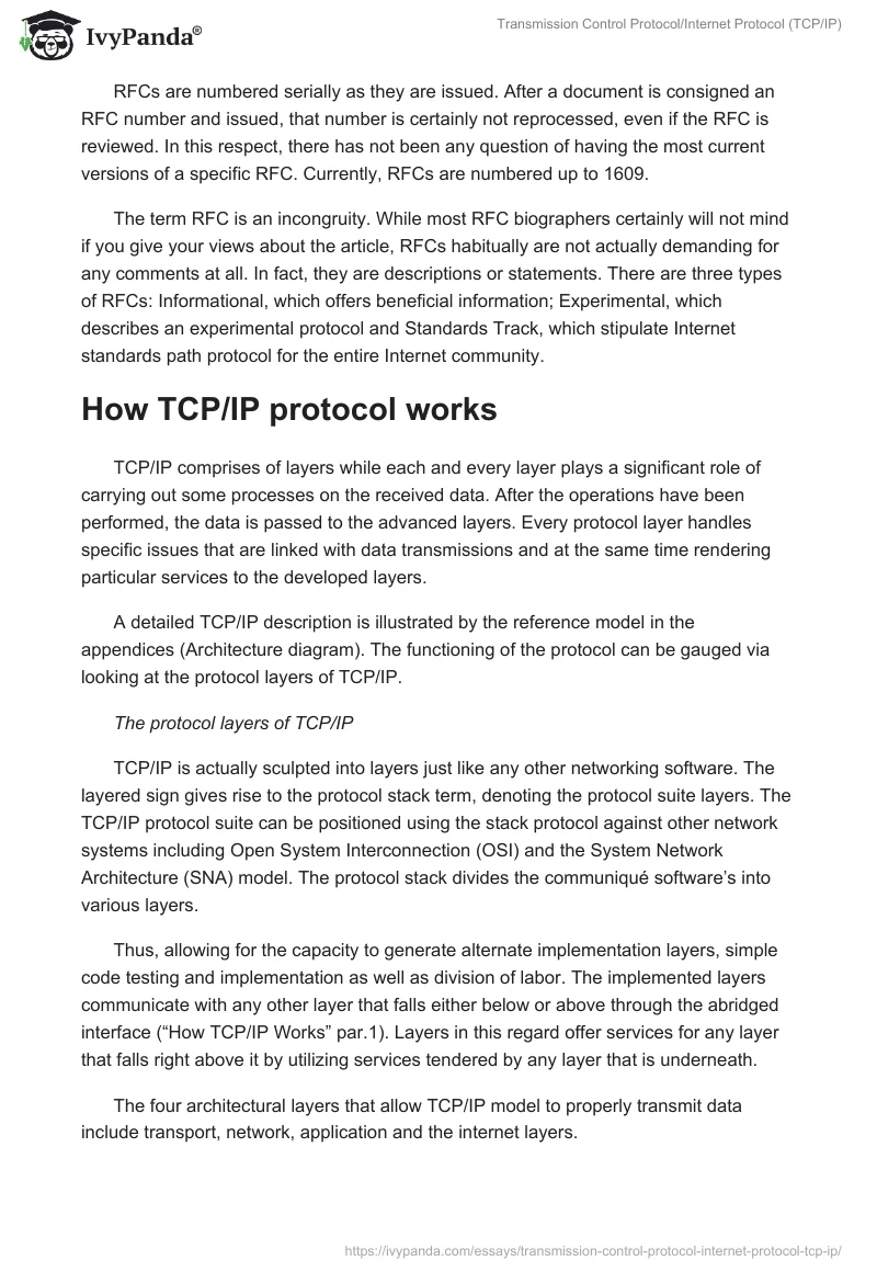 Transmission Control Protocol/Internet Protocol (TCP/IP). Page 3