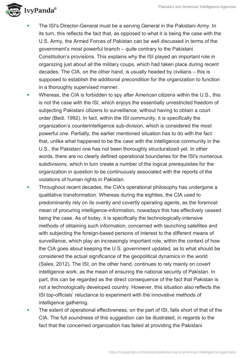 Pakistani and American Intelligence Agencies. Page 3