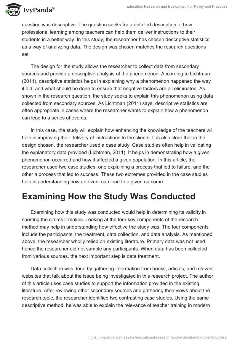 Education Research and Evaluation: For Policy and Practice?. Page 2
