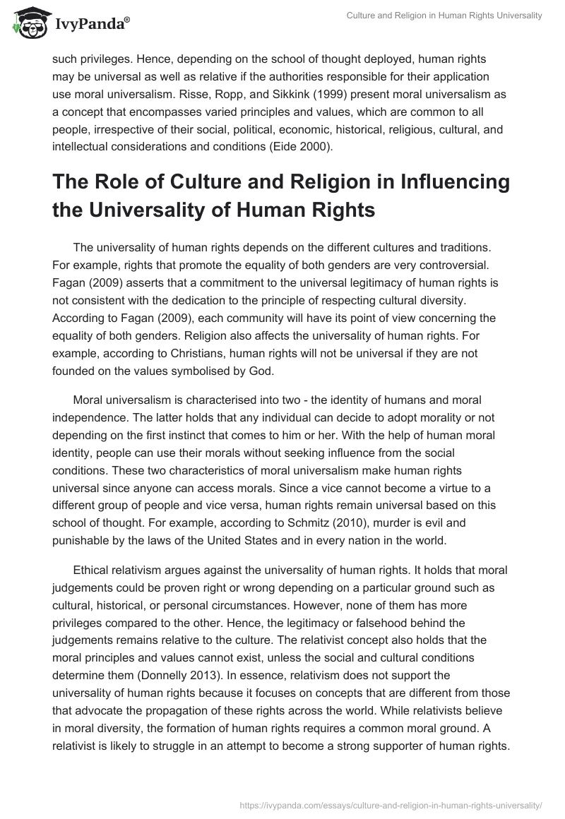Culture and Religion in Human Rights Universality. Page 2