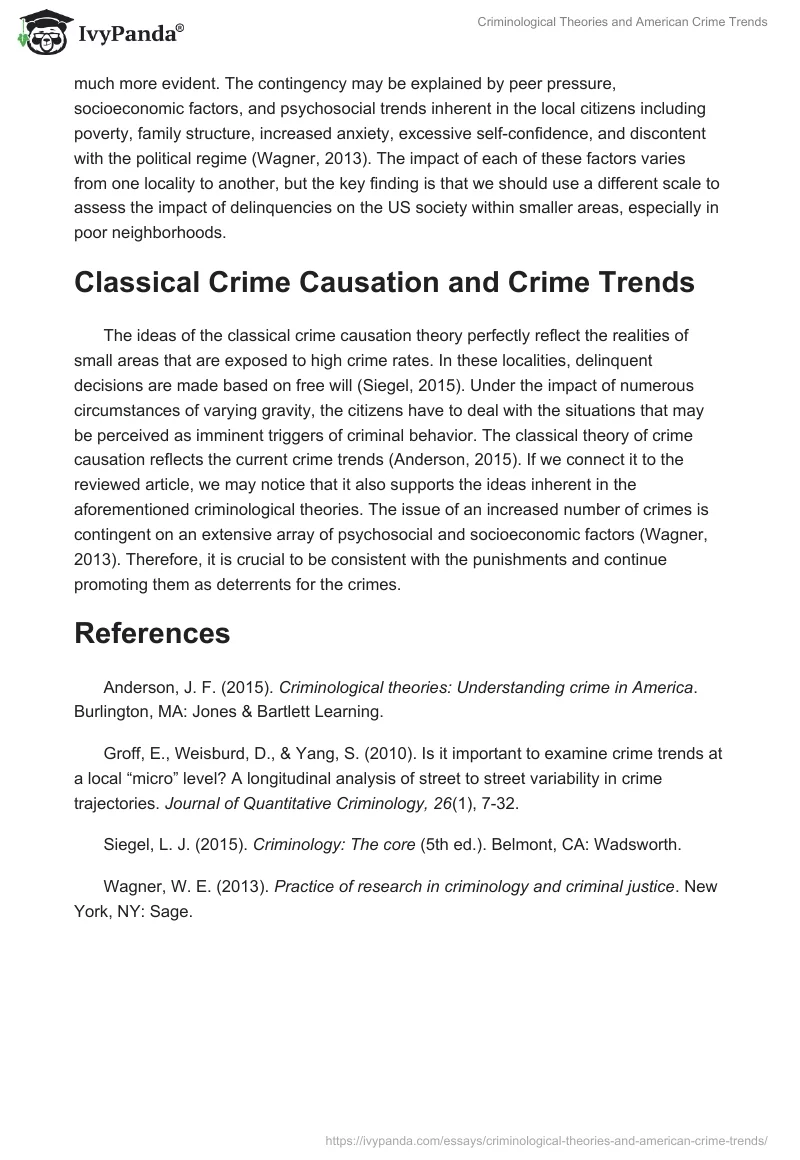Criminological Theories and American Crime Trends. Page 2