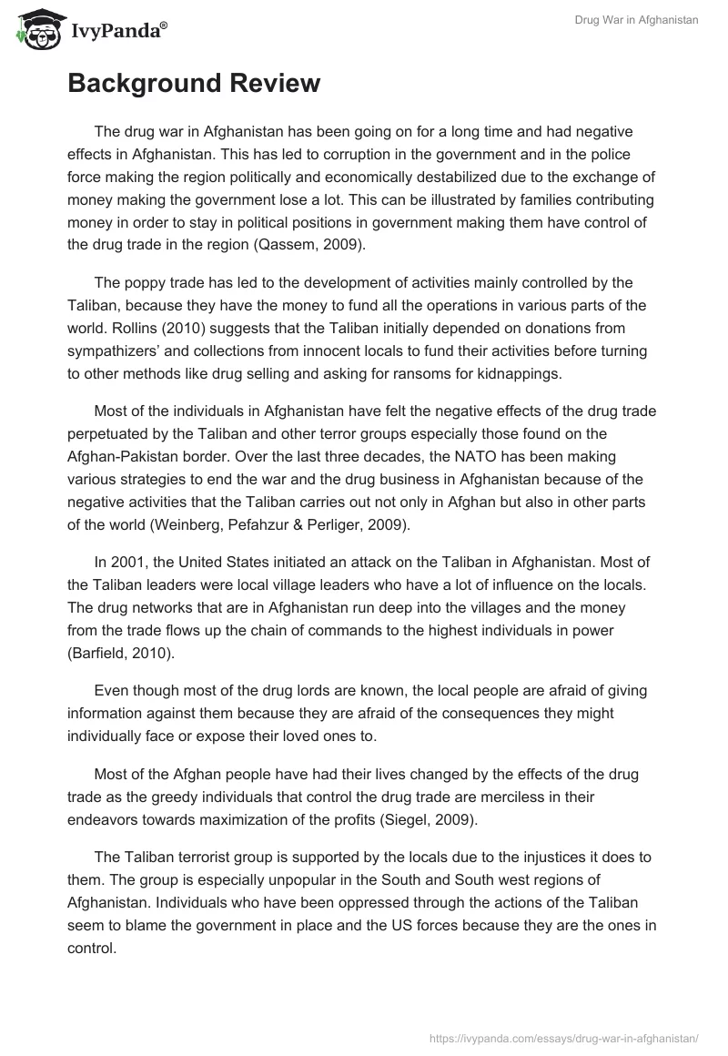 Drug War in Afghanistan. Page 2