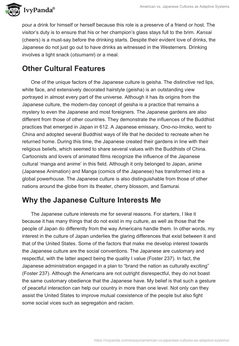 American vs. Japanese Cultures as Adaptive Systems. Page 5