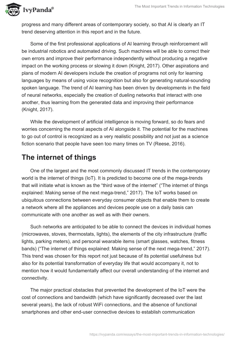 The Most Important Trends in Information Technologies. Page 3