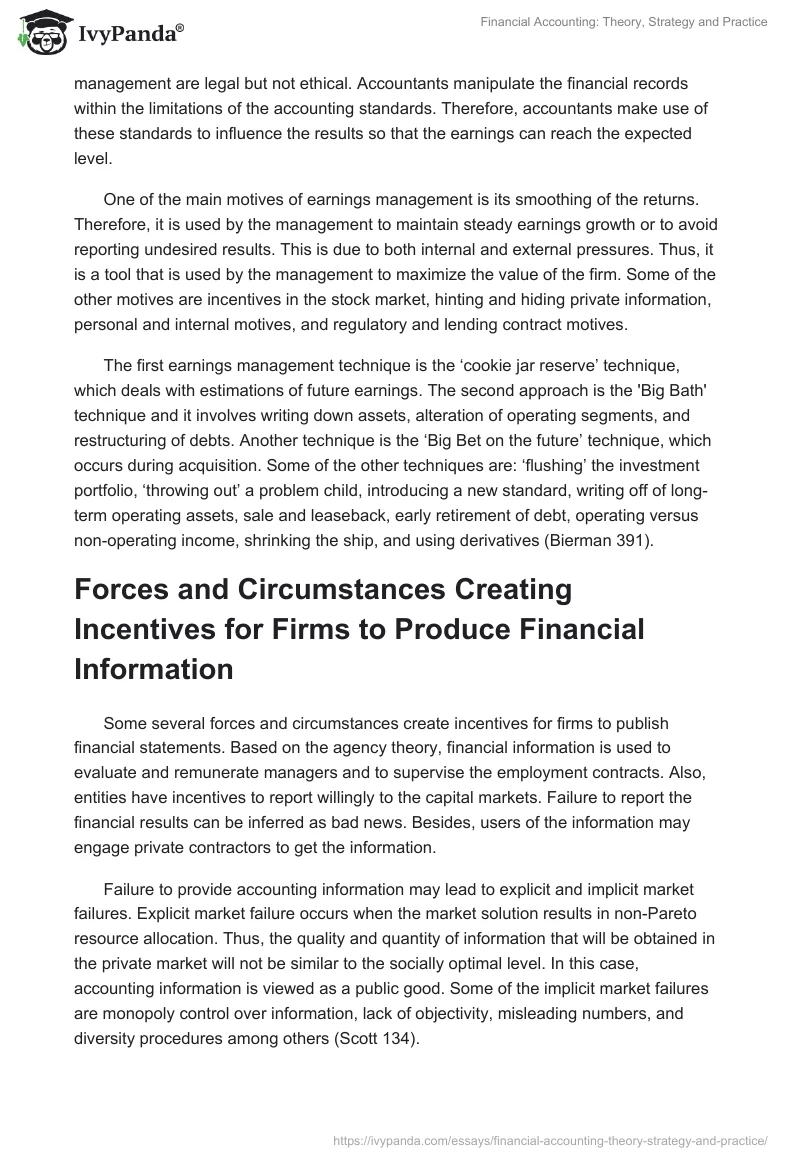 Financial Accounting: Theory, Strategy and Practice. Page 2