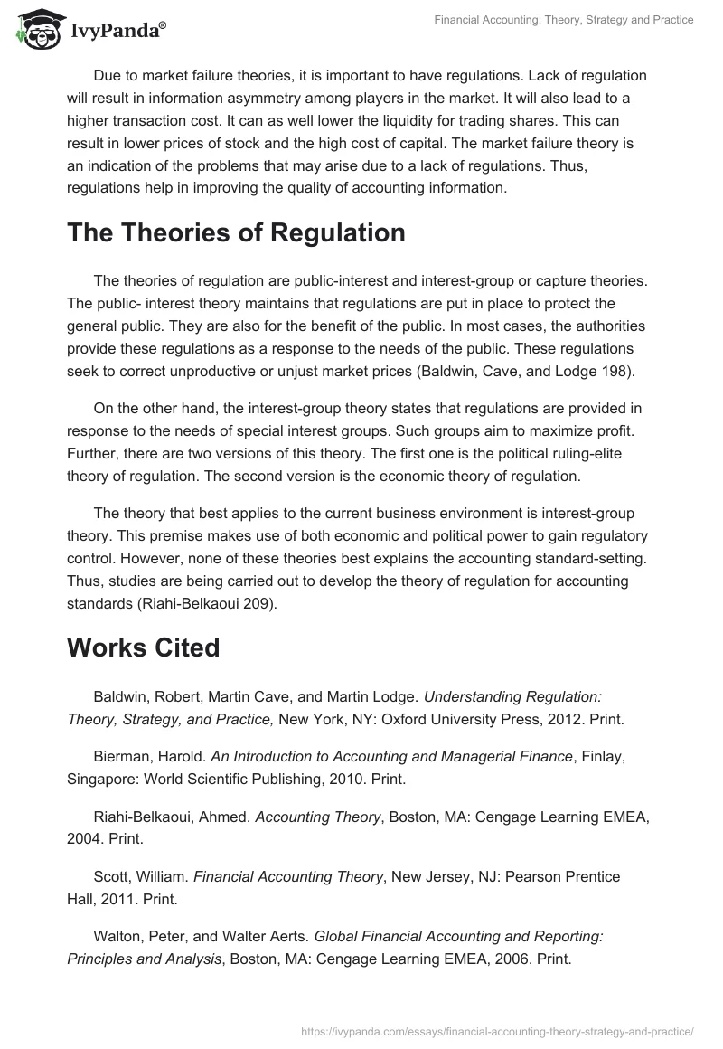 Financial Accounting: Theory, Strategy and Practice. Page 3