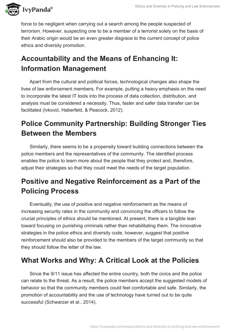 Ethics and Diversity in Policing and Law Enforcement. Page 2