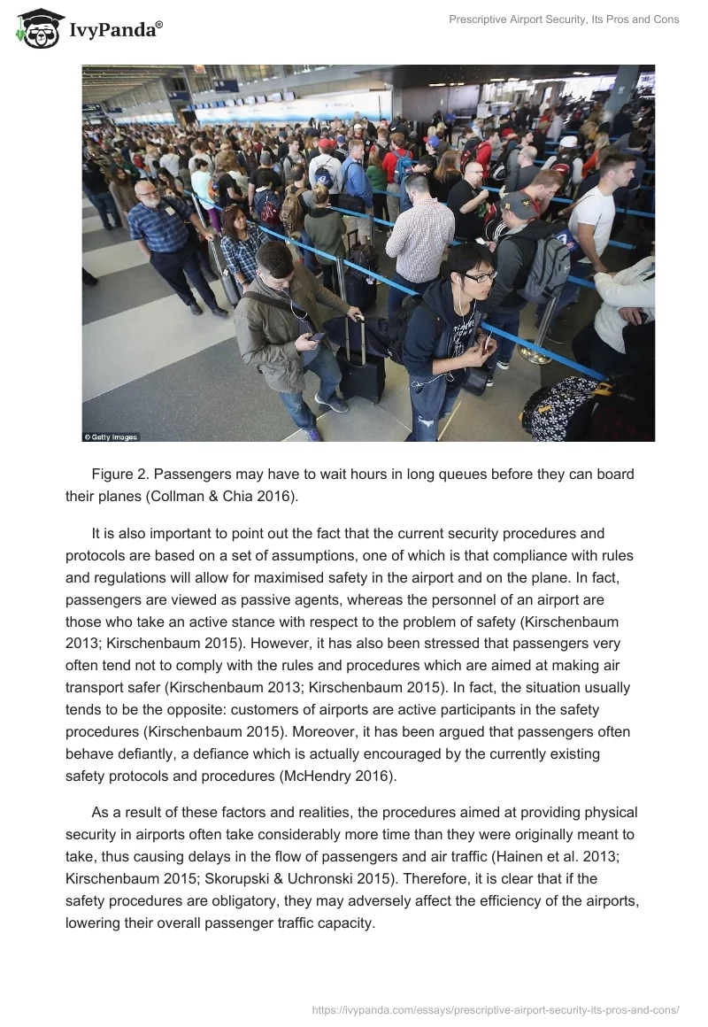 Prescriptive Airport Security, Its Pros and Cons. Page 4
