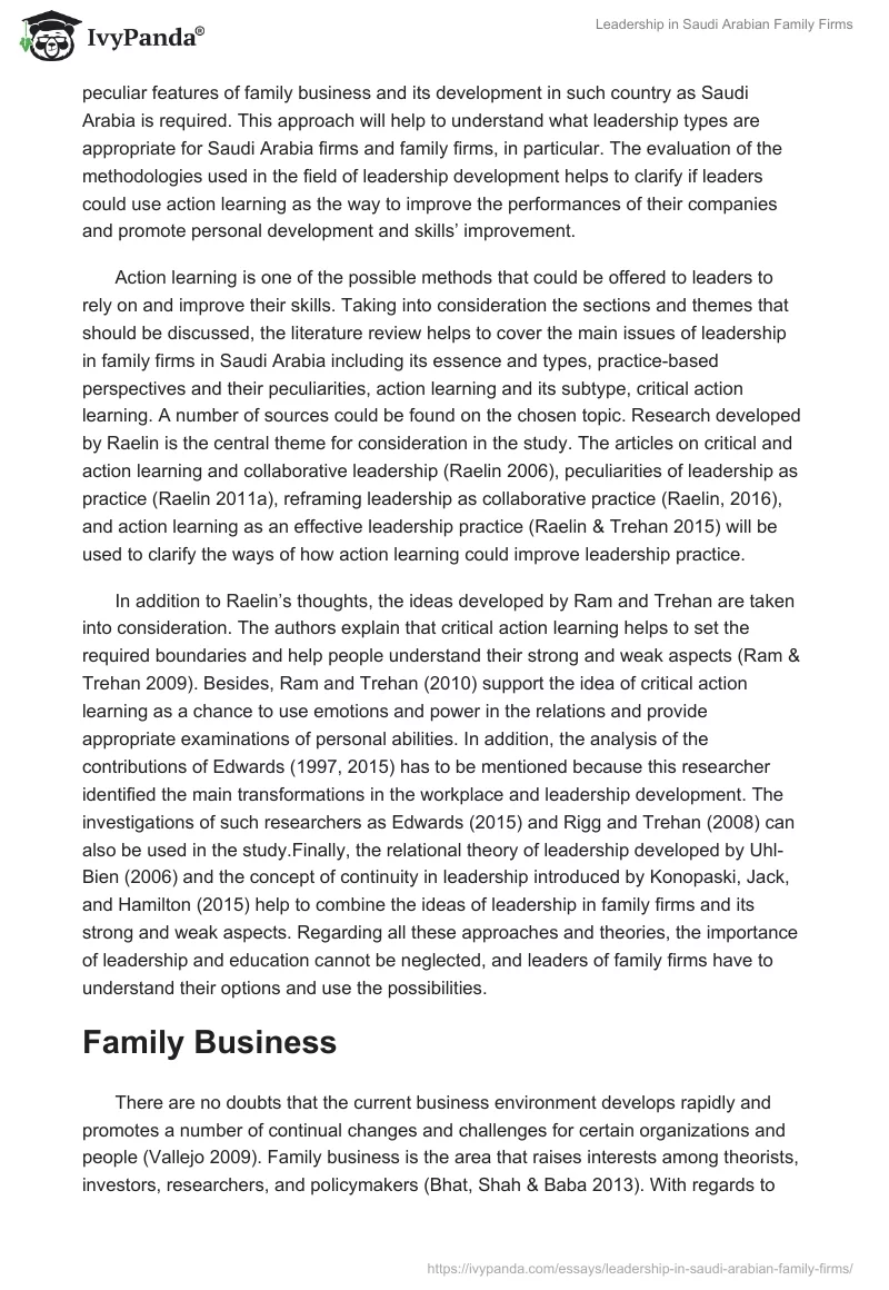 Leadership in Saudi Arabian Family Firms. Page 2