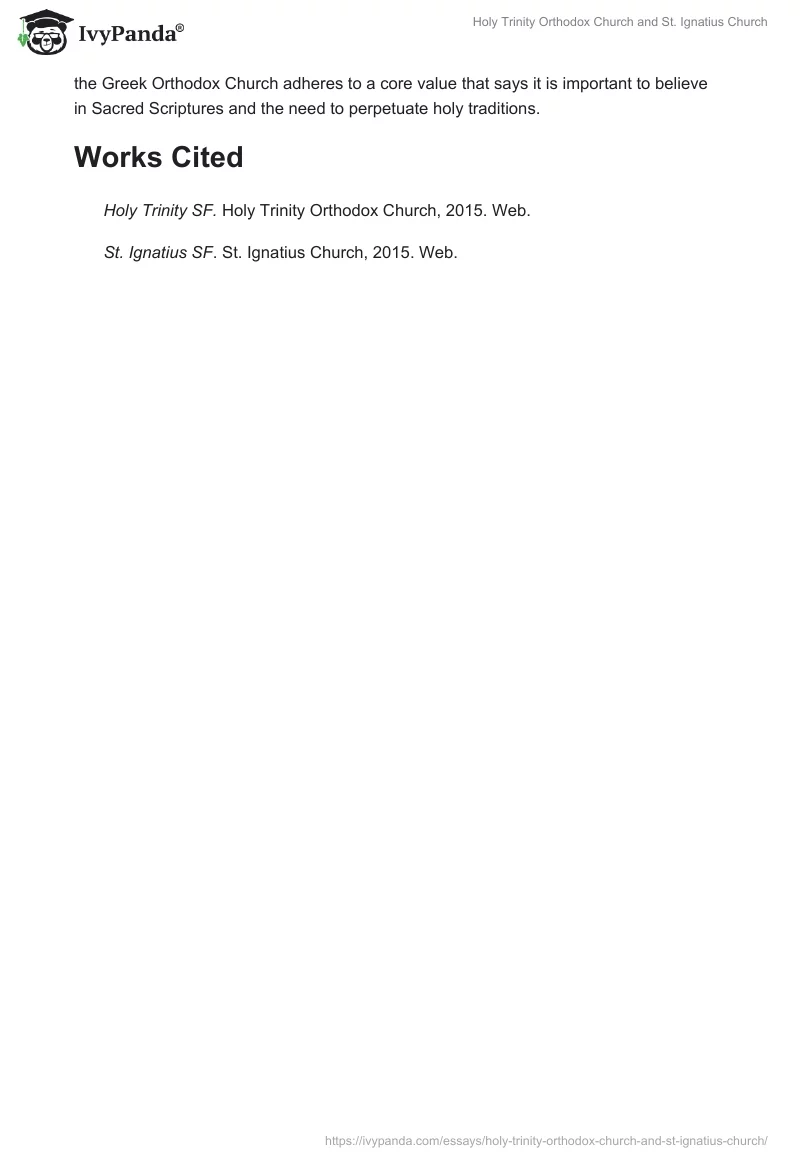 Holy Trinity Orthodox Church and St. Ignatius Church. Page 3