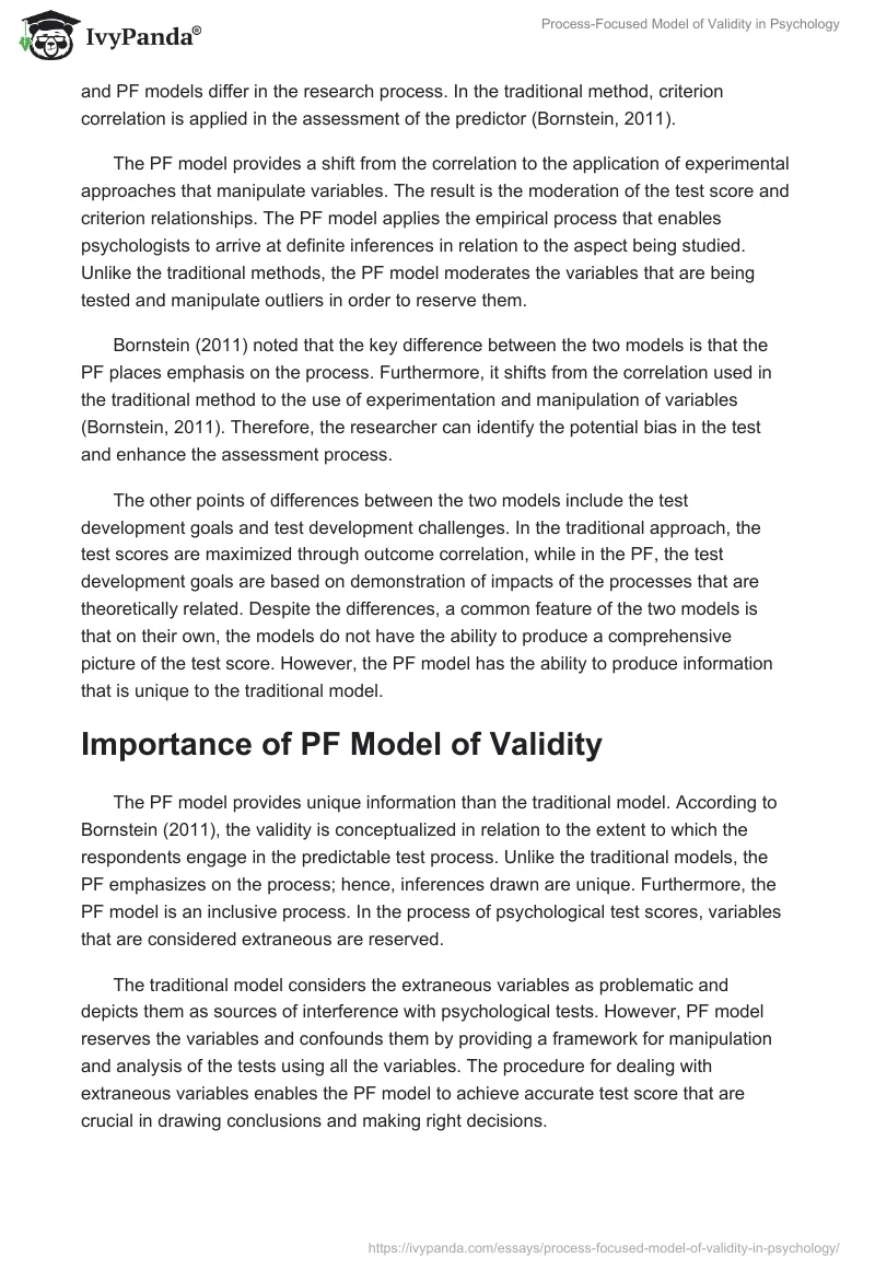 Process-Focused Model of Validity in Psychology. Page 2