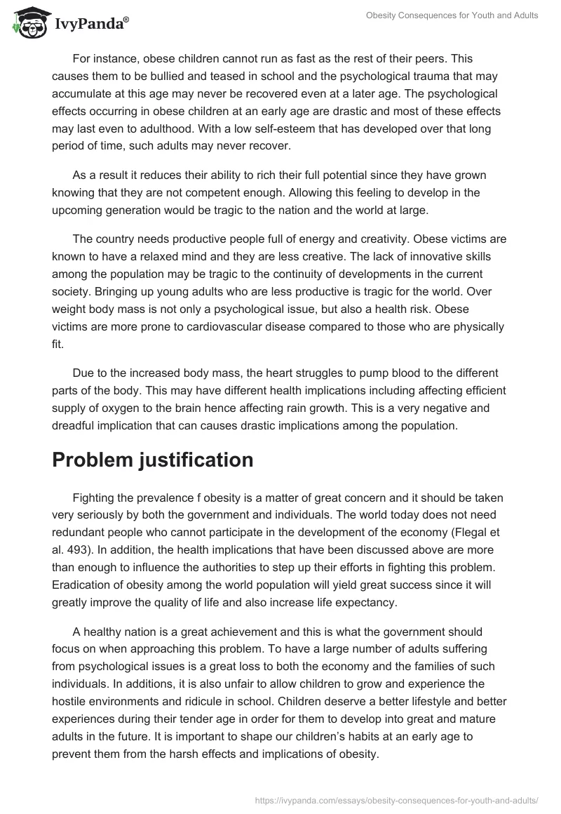 Obesity Consequences for Youth and Adults. Page 4