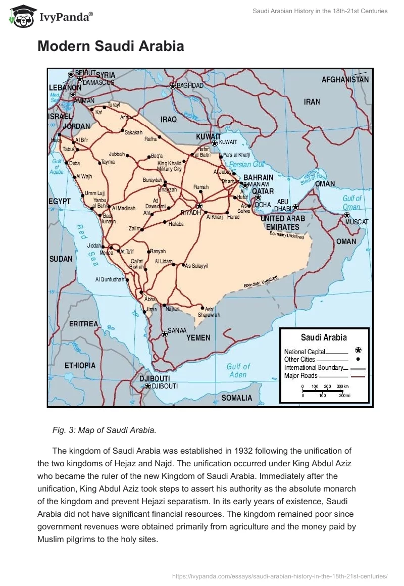 Saudi Arabian History in the 18th-21st Centuries. Page 5