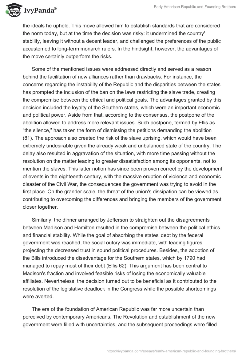 The Early American Republic: Compromises in the Formation of a Nation. Page 3