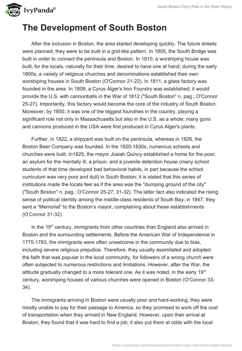 South Boston City's Role in the State History. Page 4