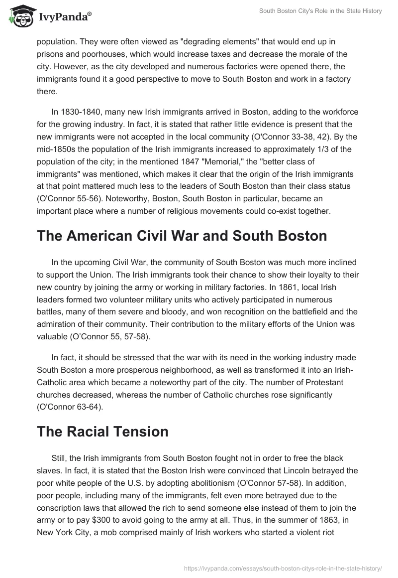 South Boston City's Role in the State History. Page 5