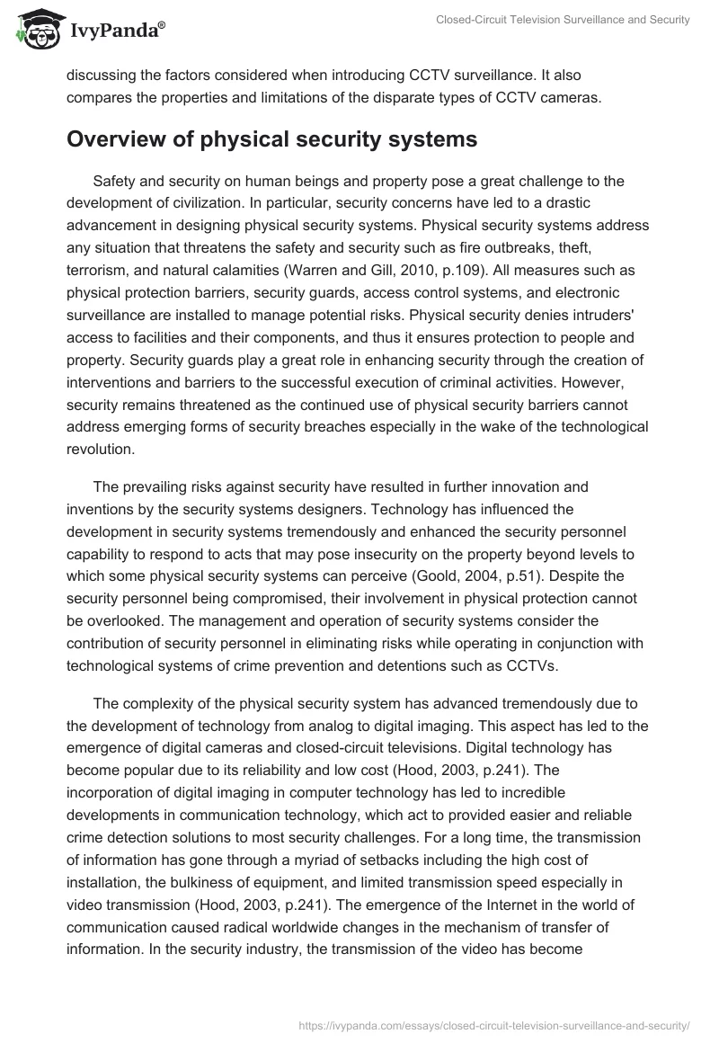 Closed-Circuit Television Surveillance and Security. Page 2