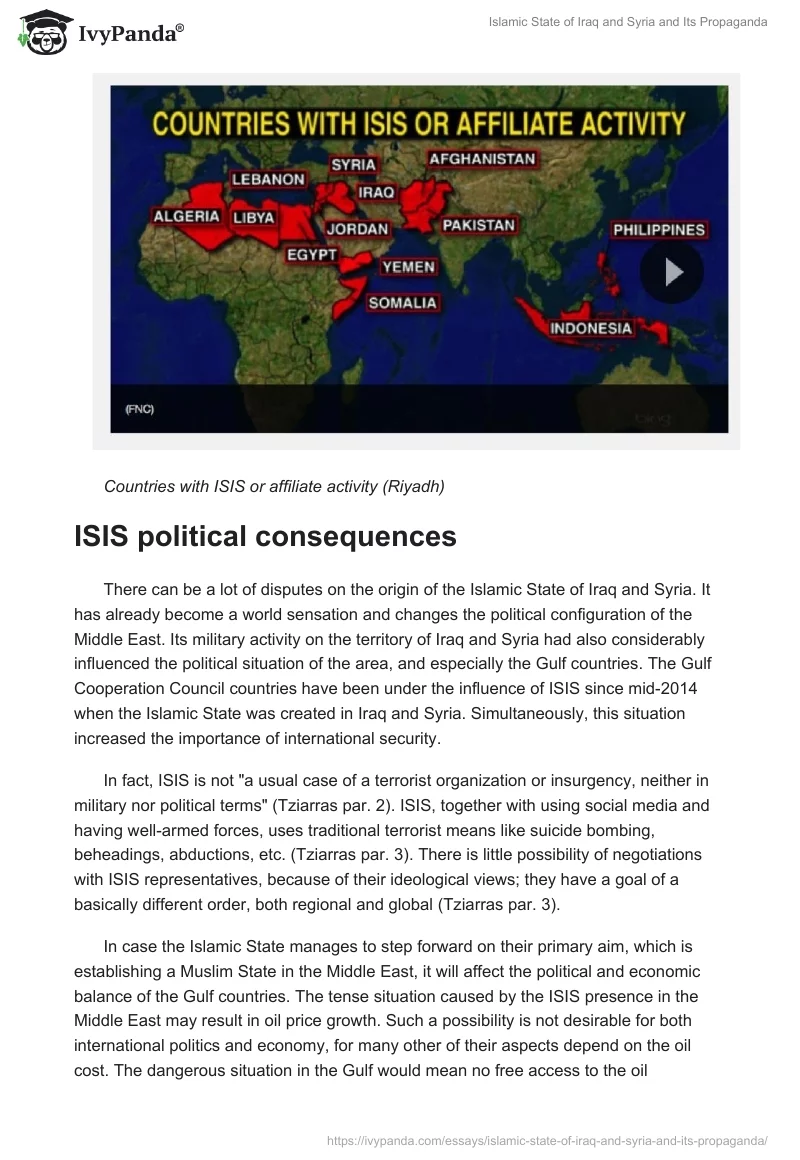 Islamic State of Iraq and Syria and Its Propaganda. Page 3