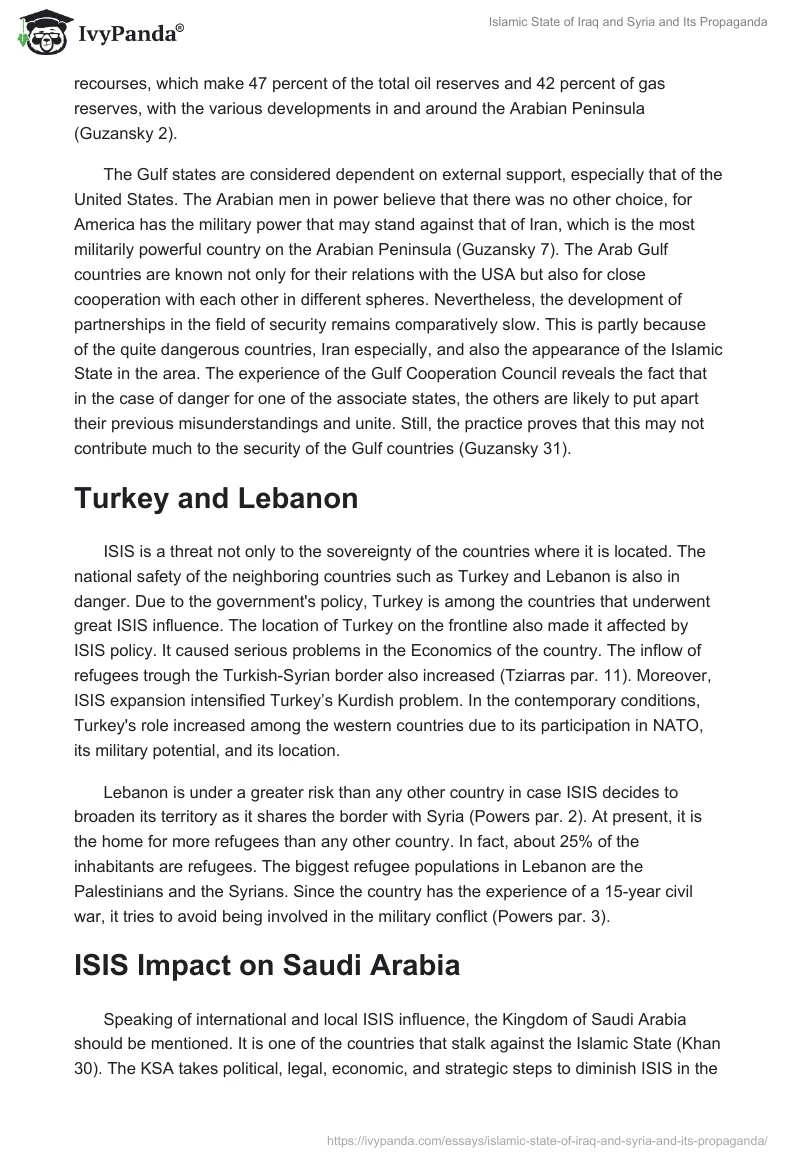 Islamic State of Iraq and Syria and Its Propaganda. Page 4