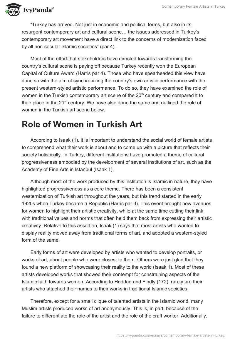 Contemporary Female Artists in Turkey. Page 4