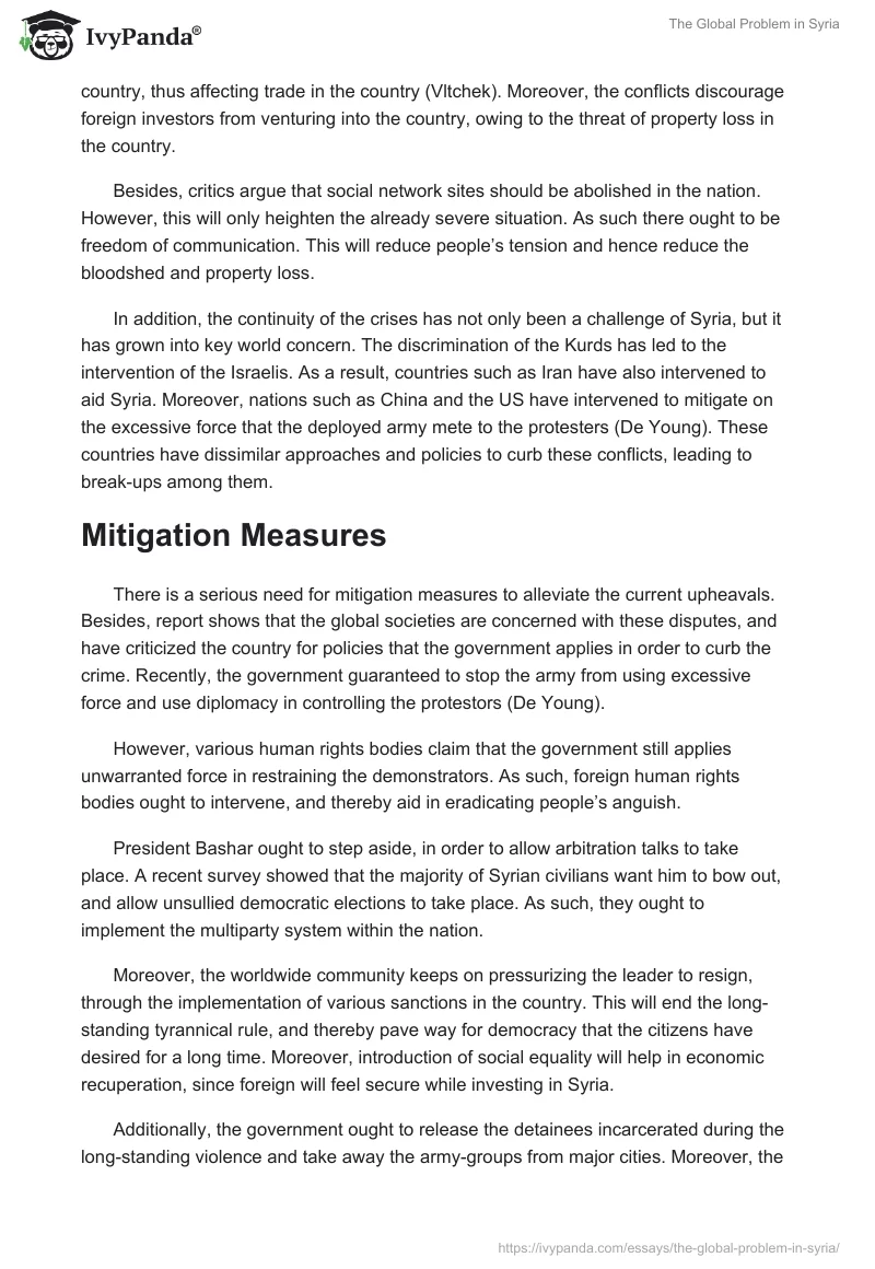 The Global Problem in Syria. Page 3