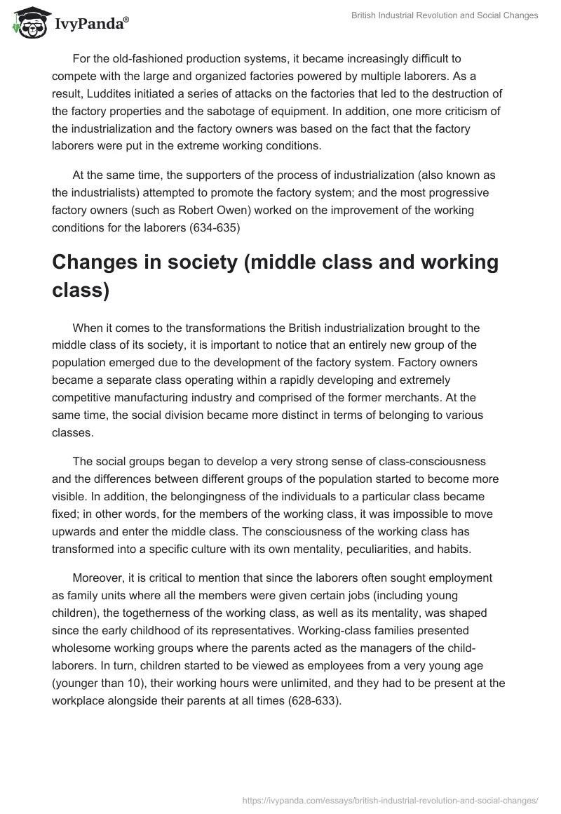 British Industrial Revolution and Social Changes. Page 3