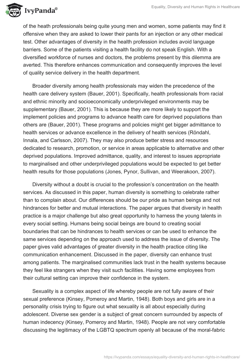 Equality, Diversity and Human Rights in Healthcare. Page 4
