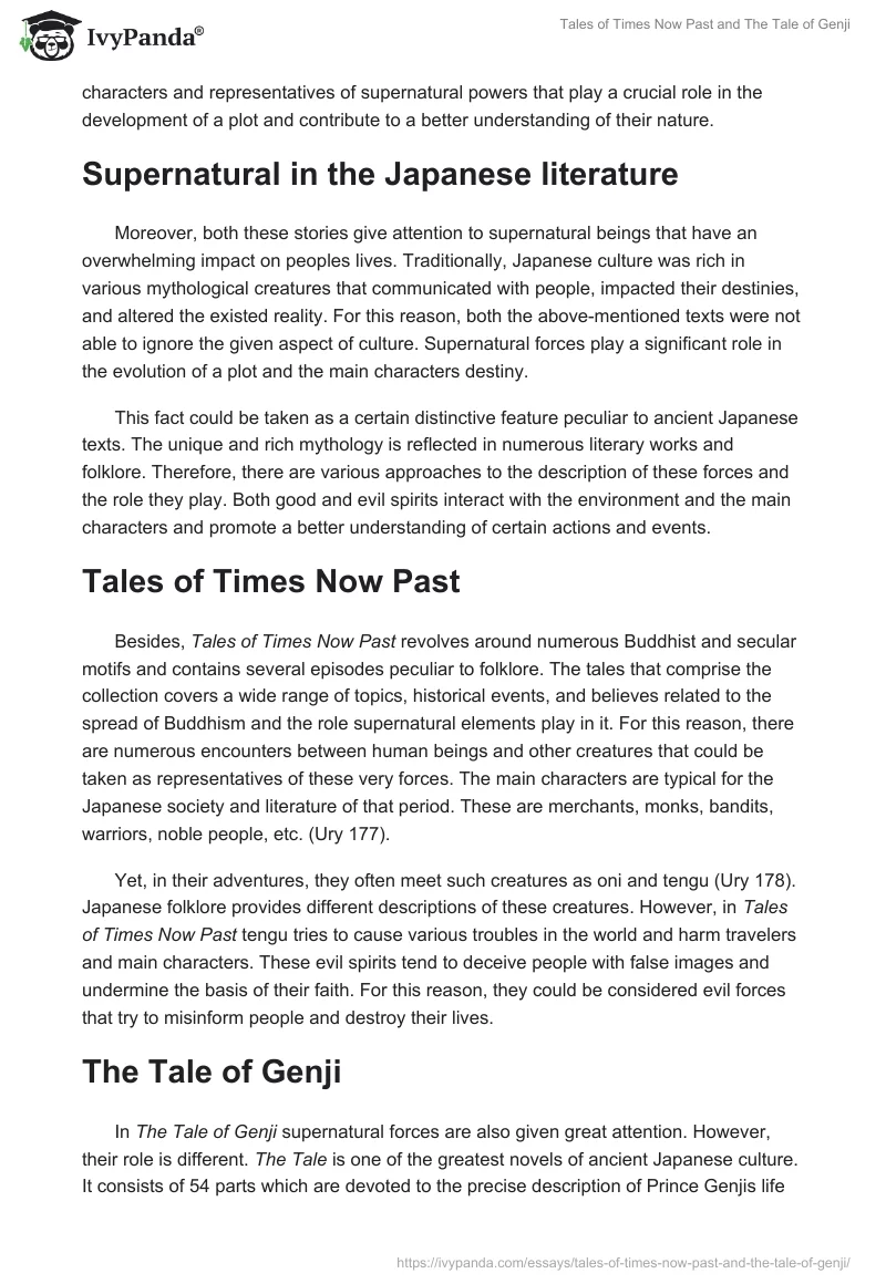 Tales of Times Now Past and The Tale of Genji. Page 2