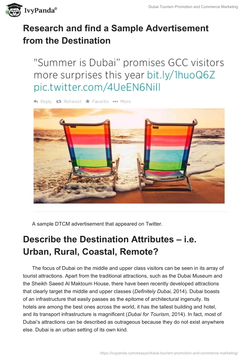 Dubai Tourism Promotion and Commerce Marketing. Page 3