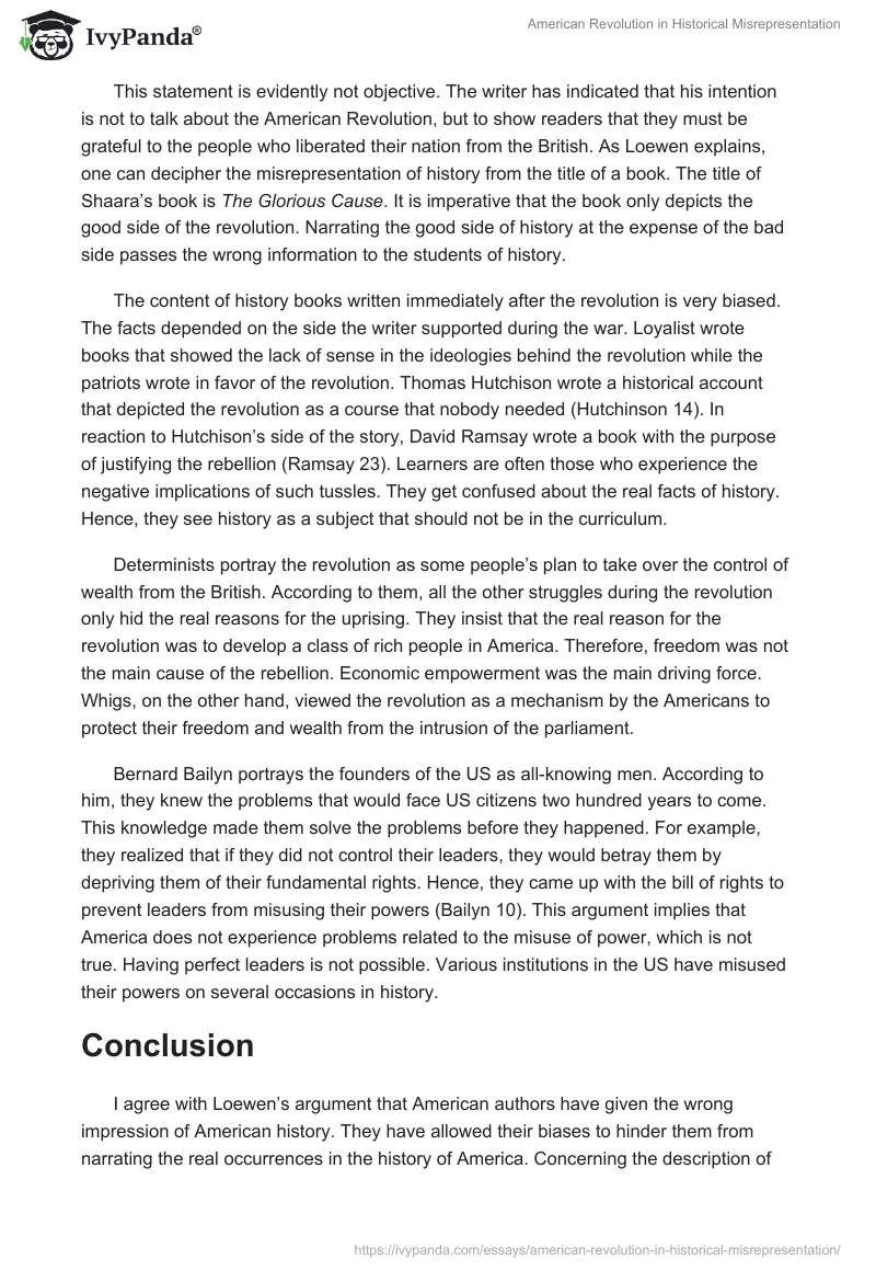 American Revolution in Historical Misrepresentation. Page 2