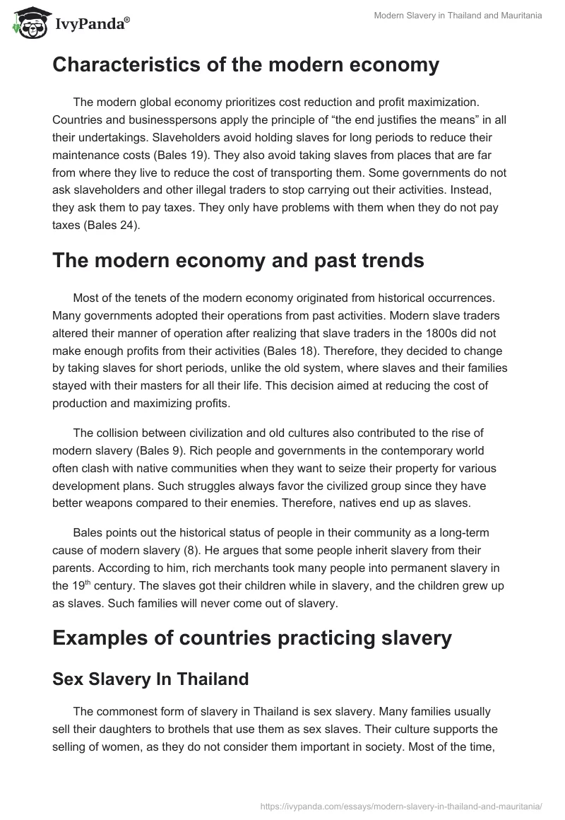 Modern Slavery in Thailand and Mauritania. Page 2