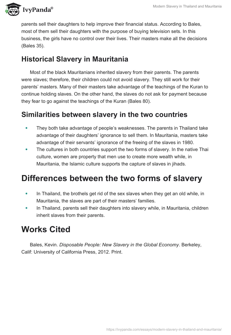 Modern Slavery in Thailand and Mauritania. Page 3